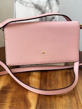 kate spade Blush Pink Saffiano Crossbody Bag